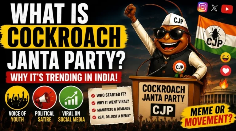 What is Cockroach Janta Party and Why Is It Trending in India?