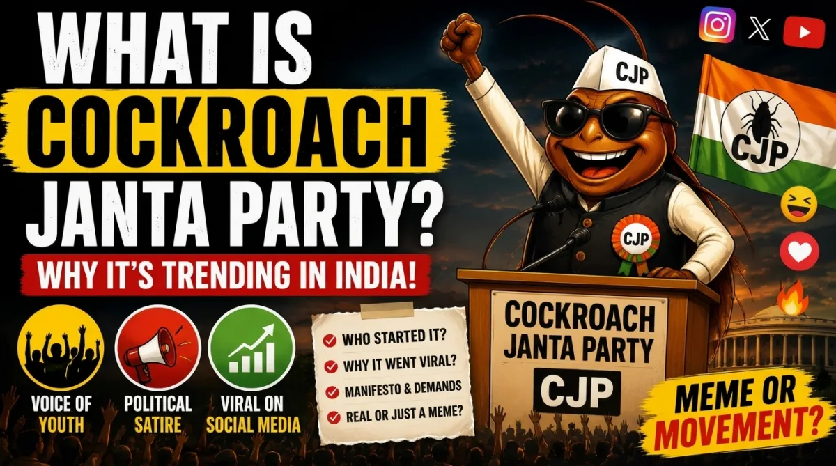 What is Cockroach Janta Party and Why Is It Trending in India?
