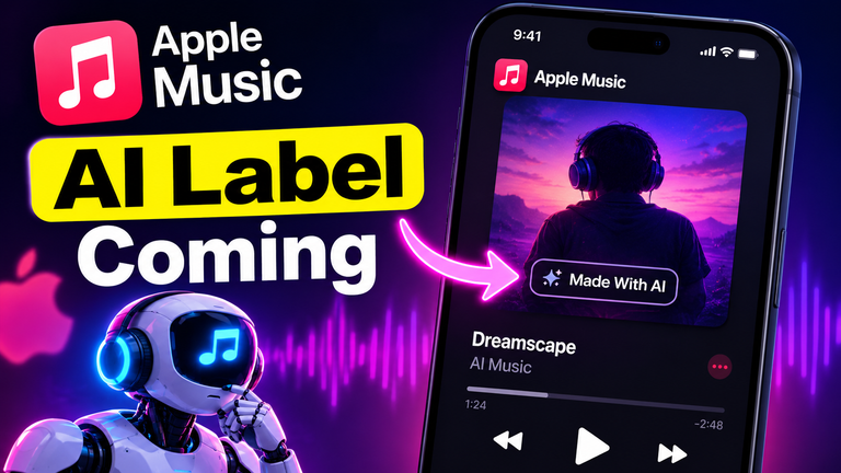 Apple Music May Introduce “Made With AI” Labels for AI-Generated Songs