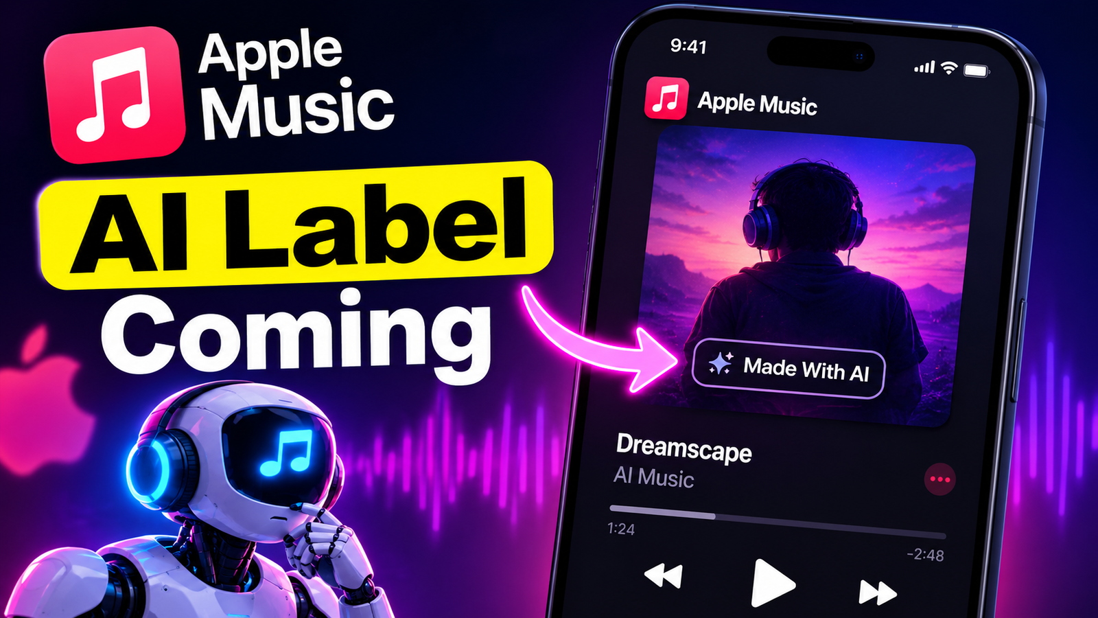 Apple Music May Introduce “Made With AI” Labels for AI-Generated Songs