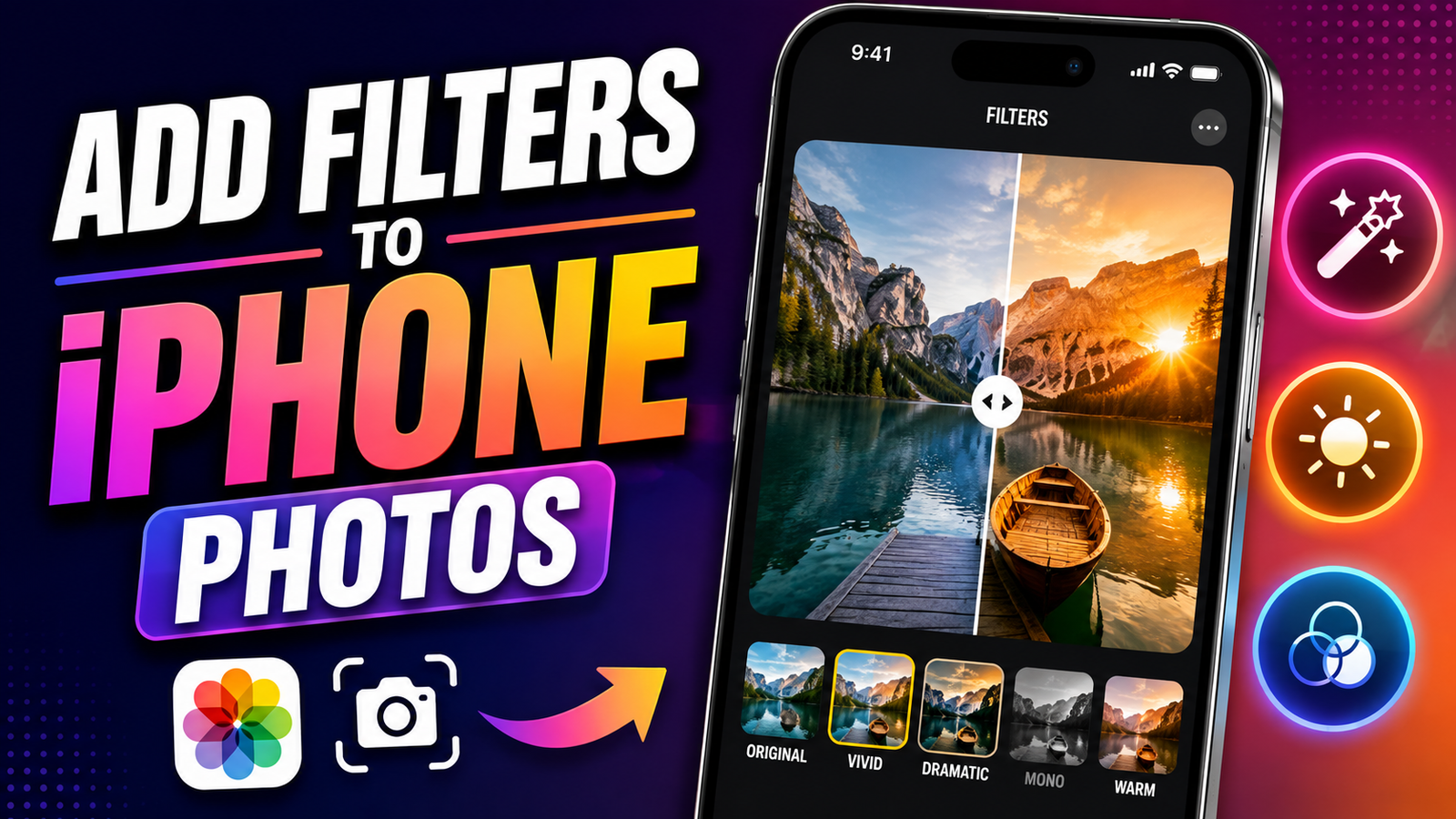 How to Add Photo Filters to iPhone Photos in 2026?