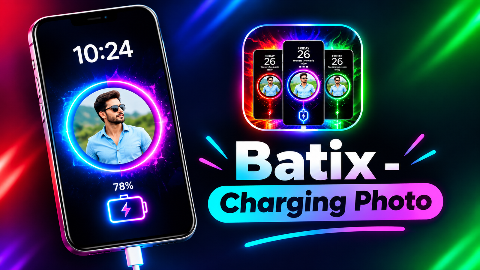 Batix Charging Photo App: Customize Your Android Charging Screen With Photos and Animations