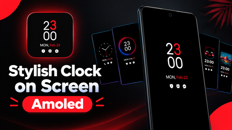 Always On Display Clock Widget: Customize Your Android Screen With Stylish Clocks